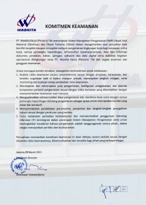 Komitmen Keamanan