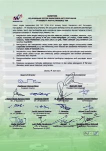 Komitmen Pelaksanaan SMAP