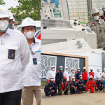 Kunjungan Kerja Direktur Utama Bulog Proyek Pembangunan Infrastruktur Pasca Panen MRMP Site Subang